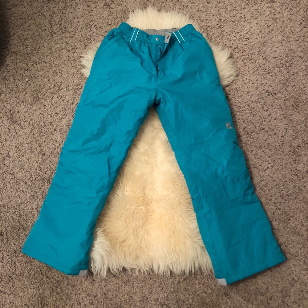 Girls Teal ZeroXposur  snow pants